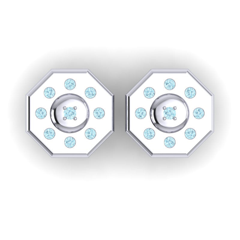 Aquamarine Cufflinks