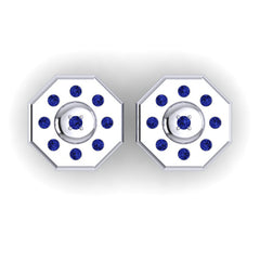 Blue Sapphire Cufflinks