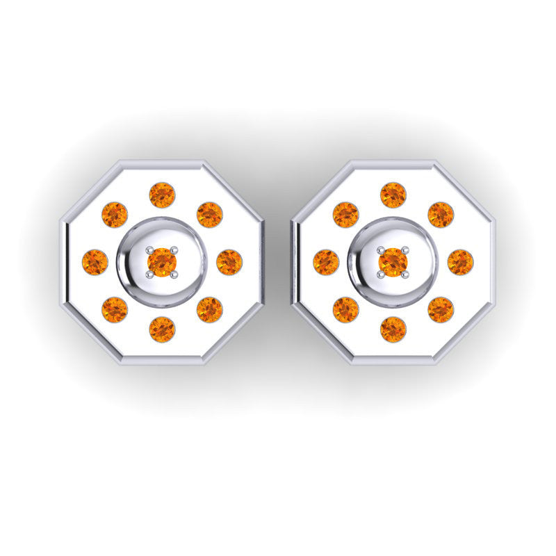 Citrine Cufflinks