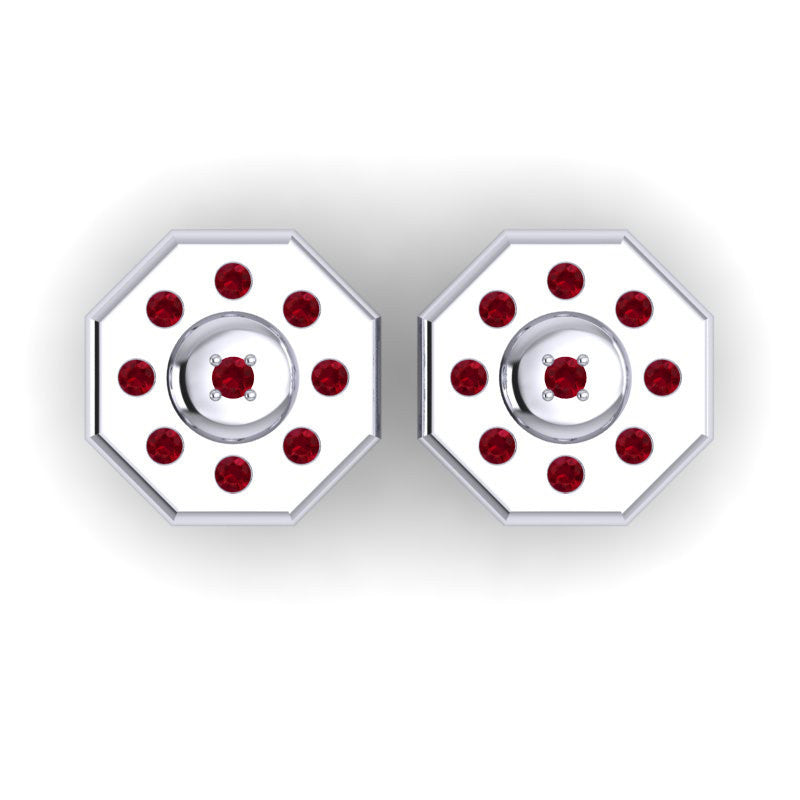 Ruby Cufflinks