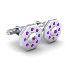 Amethyst Cufflinks