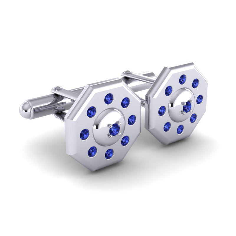 Blue Sapphire Cufflinks