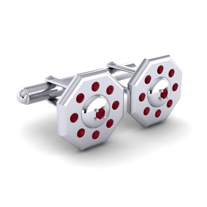 Ruby Cufflinks