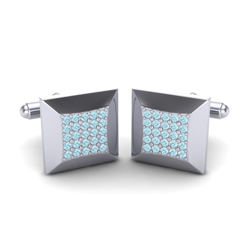 Aquamarine Cufflinks