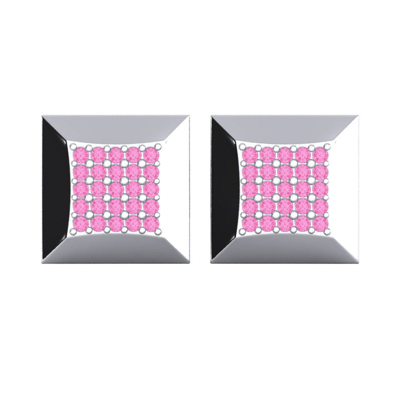 Pink Tourmaline Cufflinks