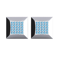 Swiss Blue Topaz Cufflinks