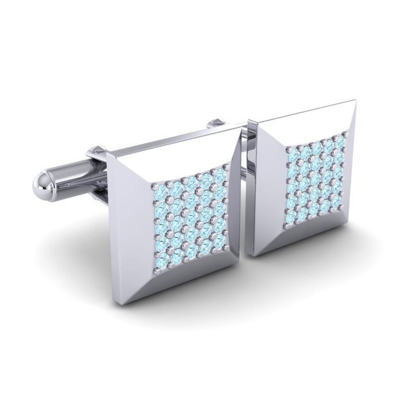 Aquamarine Cufflinks