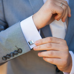 Swiss Blue Topaz Cufflinks