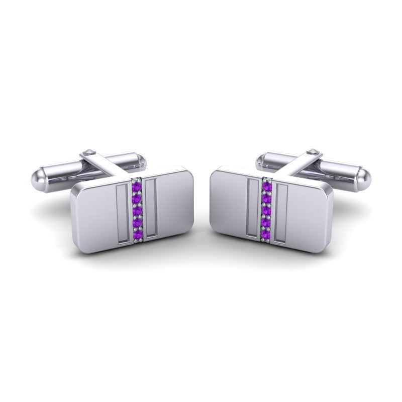 Amethyst Cufflinks