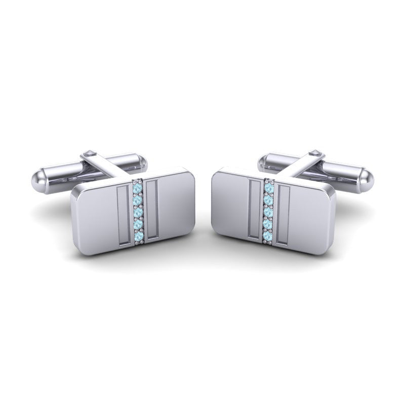 Aquamarine Cufflinks