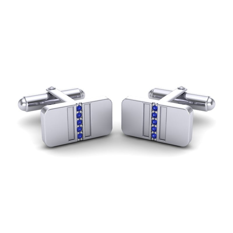 Blue Sapphire Cufflinks