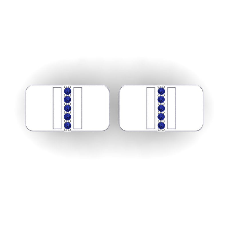 Blue Sapphire Cufflinks