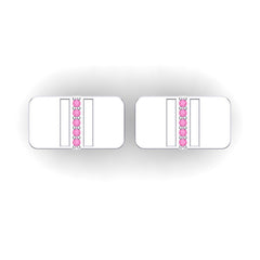 Pink Tourmaline Cufflinks