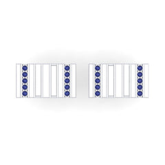 Blue Sapphire Cufflinks