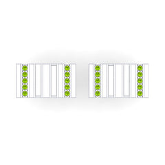 Peridot Cufflinks