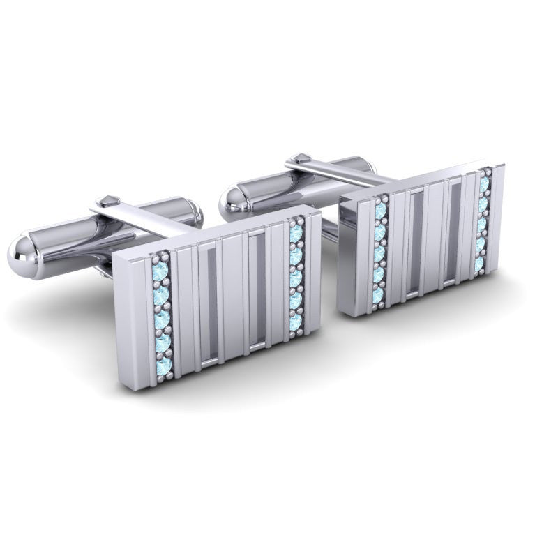 Aquamarine Cufflinks