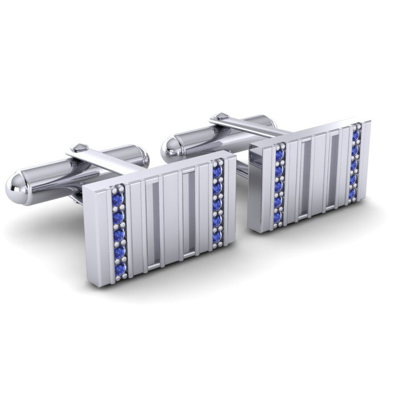 Blue Sapphire Cufflinks