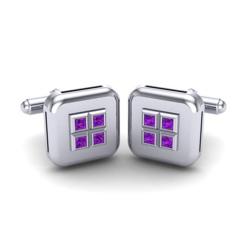 Amethyst Cufflinks