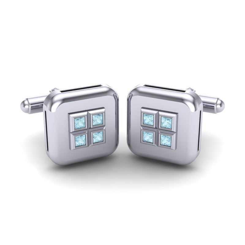 Aquamarine Cufflinks