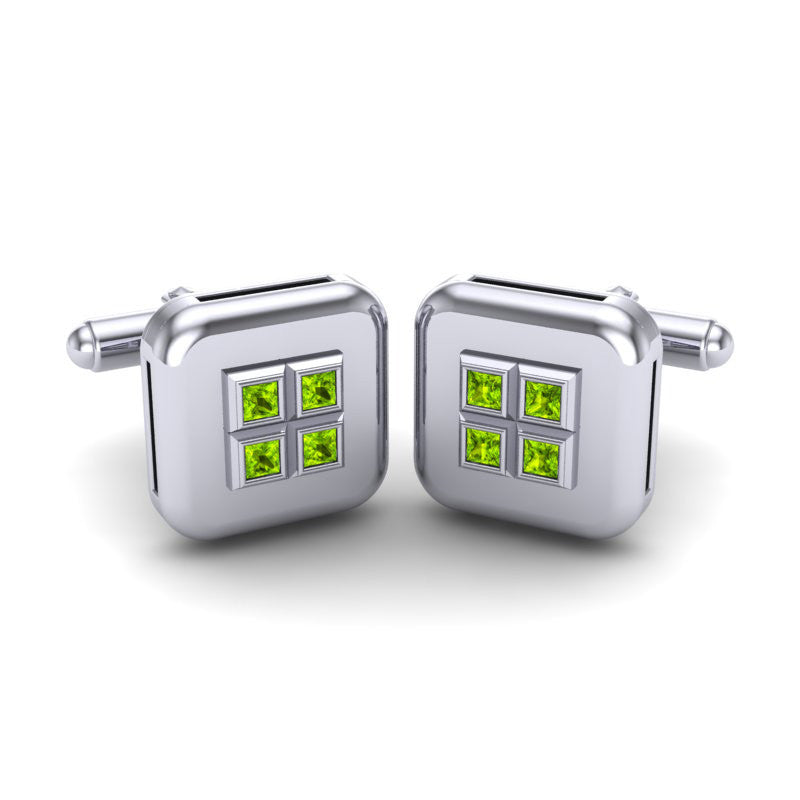 Peridot Cufflinks