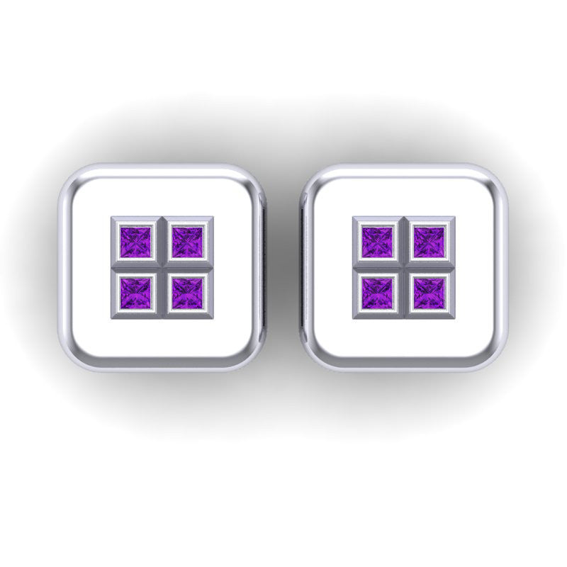 Amethyst Cufflinks