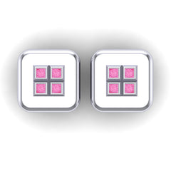 Pink Tourmaline Cufflinks
