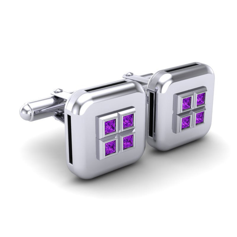 Amethyst Cufflinks