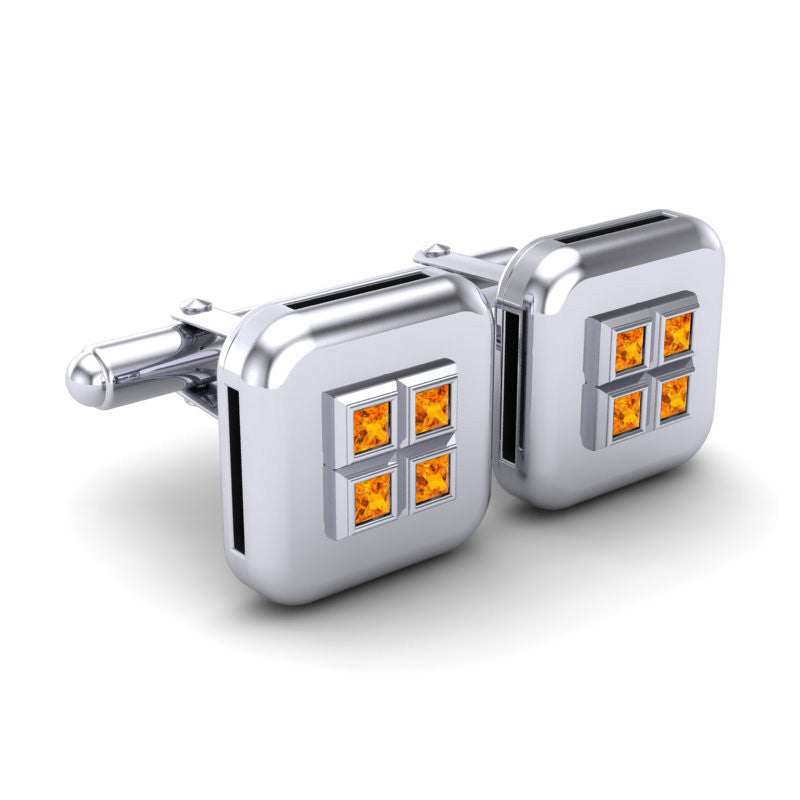 Citrine Cufflinks