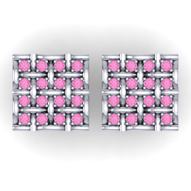 Pink Tourmaline Cufflinks