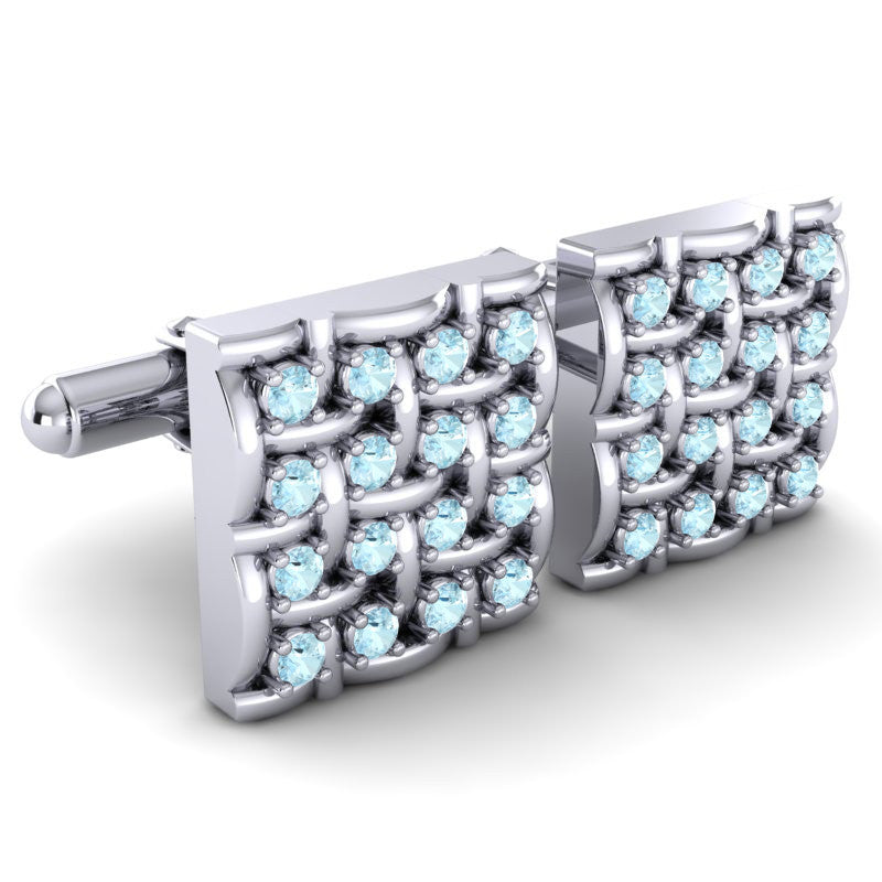 Aquamarine Cufflinks