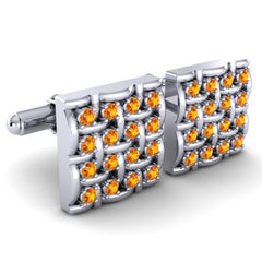 Citrine Cufflinks