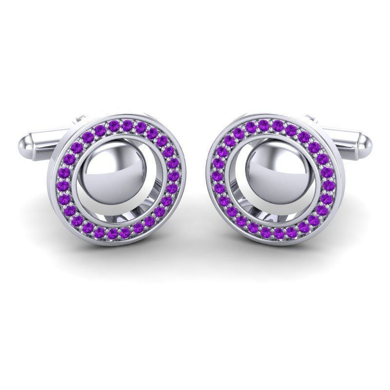 Amethyst Cufflinks