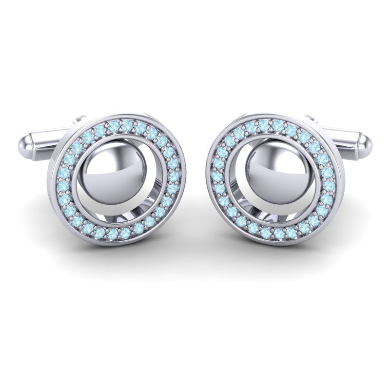Aquamarine Cufflinks