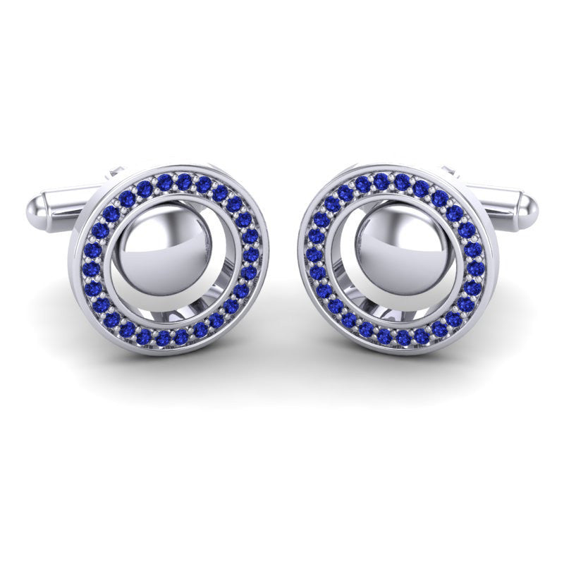 Blue Sapphire Cufflinks
