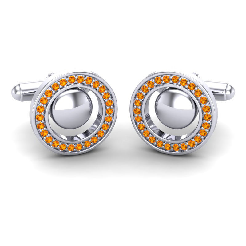 Citrine Cufflinks