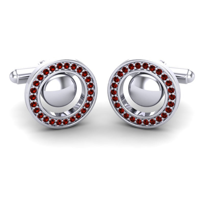 Garnet Cufflinks