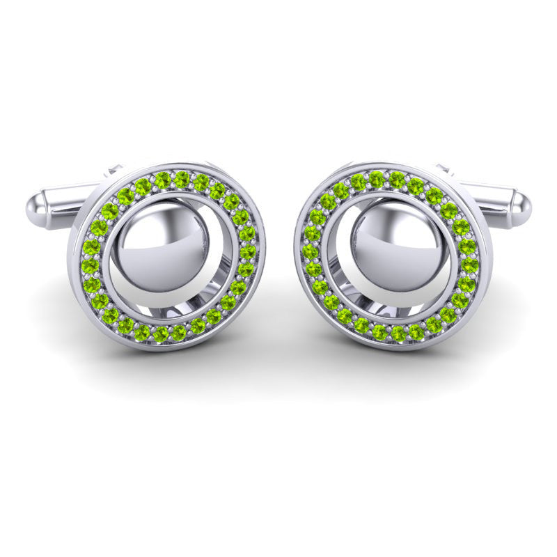 Peridot Cufflinks