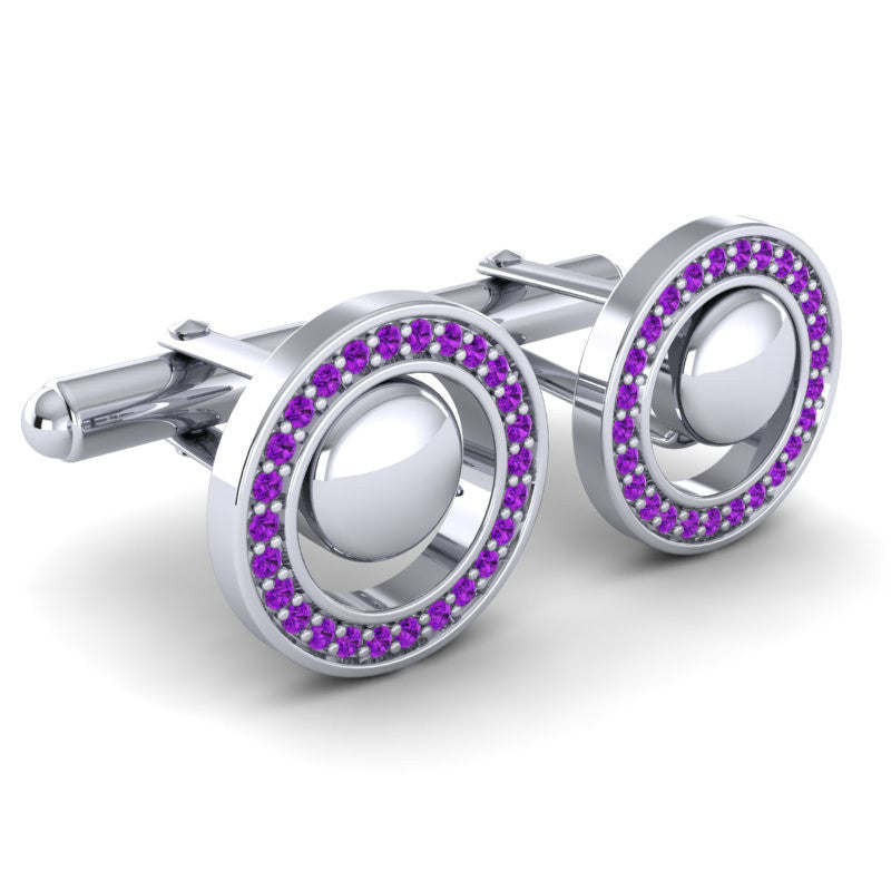 Amethyst Cufflinks