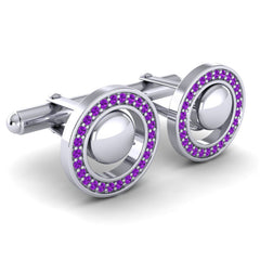 Amethyst Cufflinks