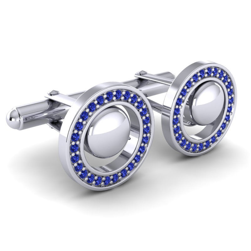 Blue Sapphire Cufflinks