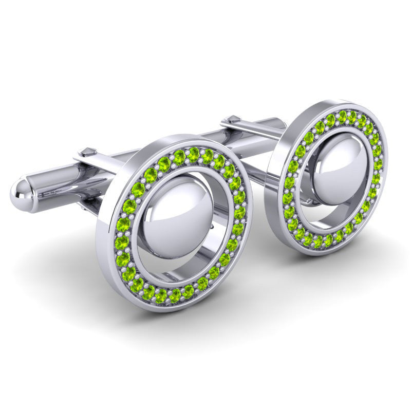 Peridot Cufflinks