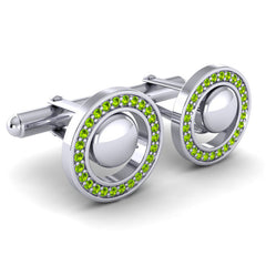 Peridot Cufflinks