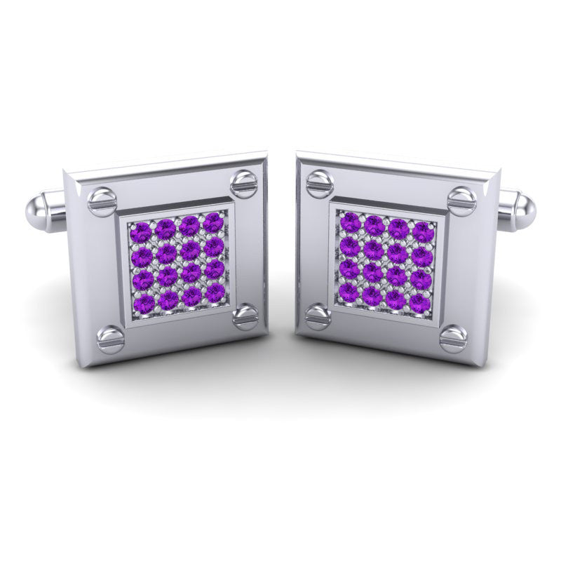 Amethyst Cufflinks