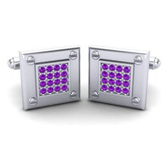 Amethyst Cufflinks