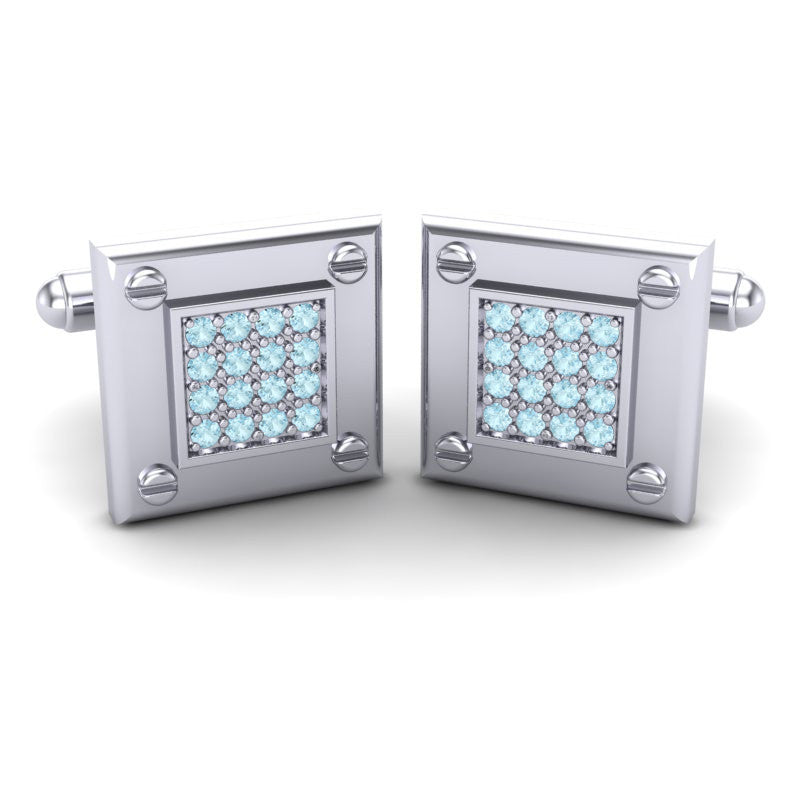 Aquamarine Cufflinks