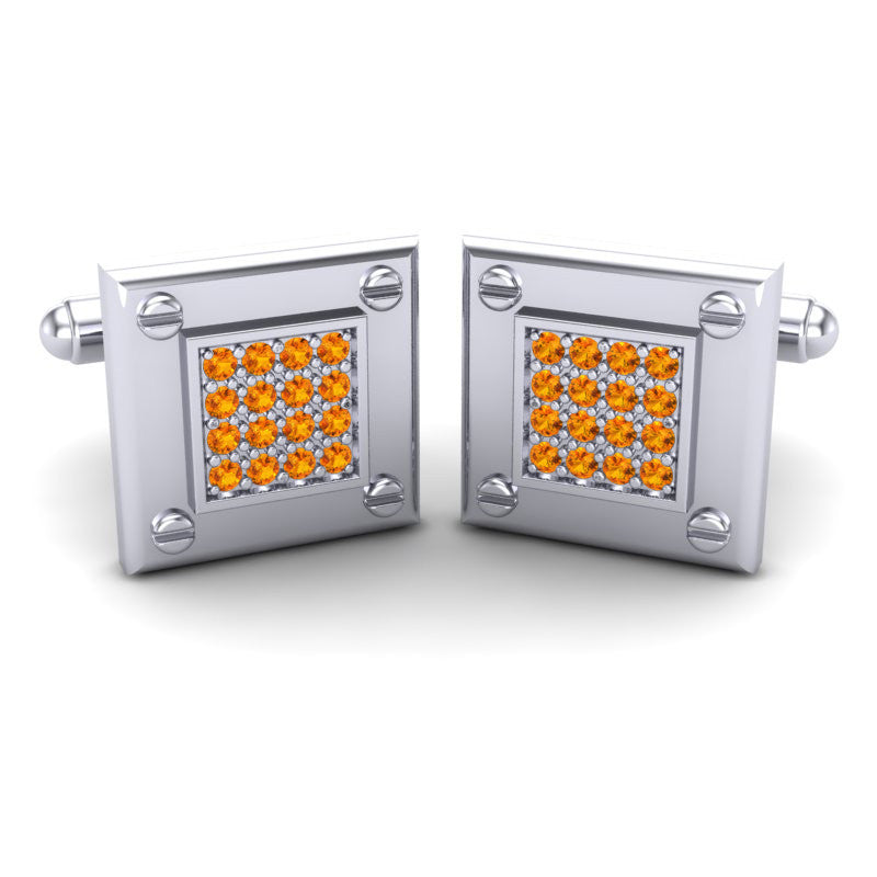 Citrine Cufflinks