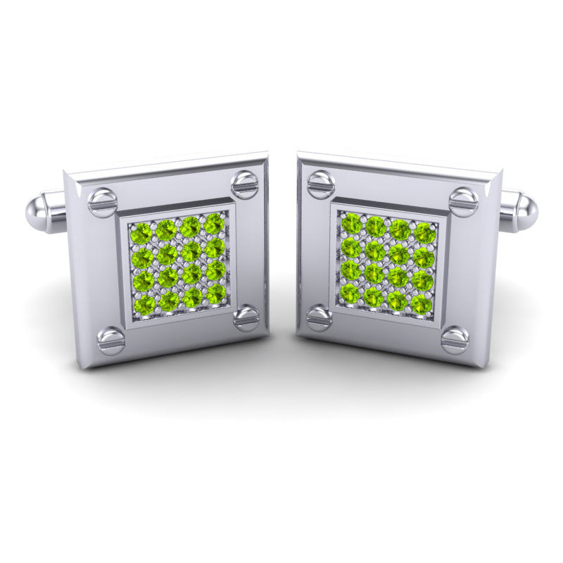Peridot Cufflinks