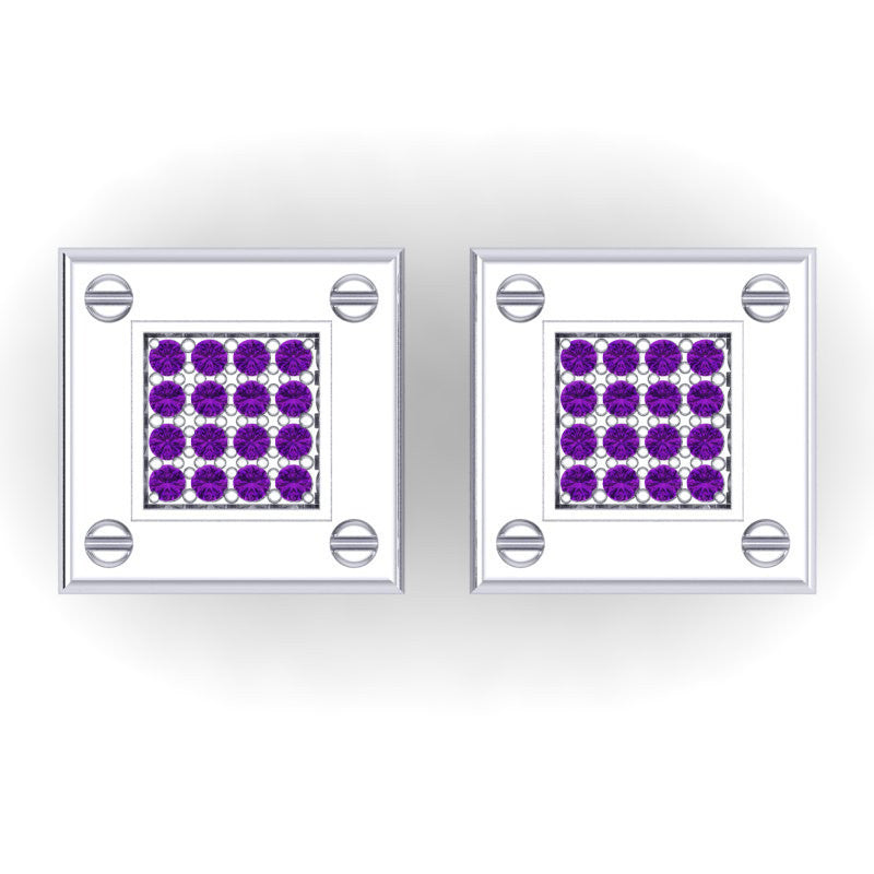 Amethyst Cufflinks