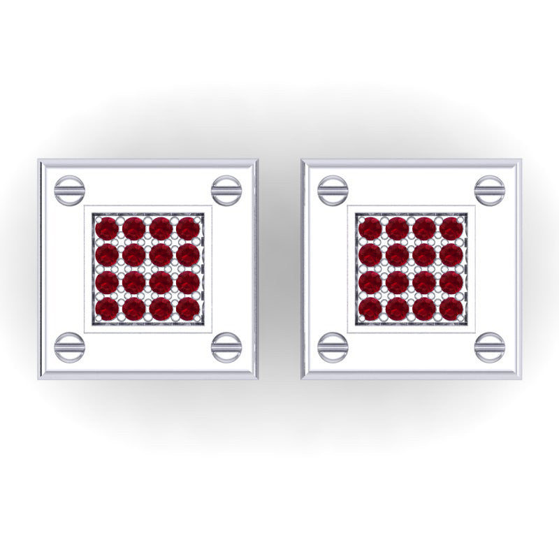 Ruby Cufflinks