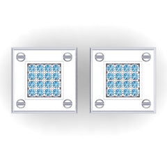 Swiss Blue Topaz Cufflinks